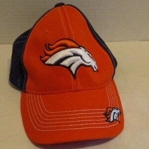 NFL Denver Broncos Hat Men Adjustable Back Orange Blue White Football Hat